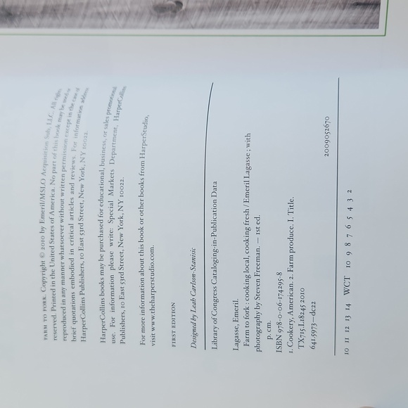 Farm to Fork, Cooking Local Fresh Emeril Lagasse Paperback Cookbook - Picture 4 of 4